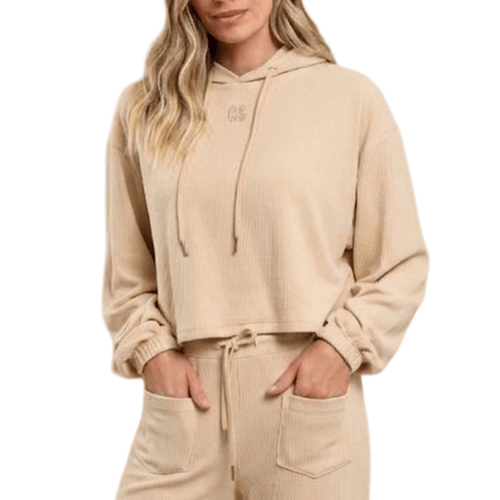 Moletom Feminino Tricats Basic Aspen BEGE-18502 -1-